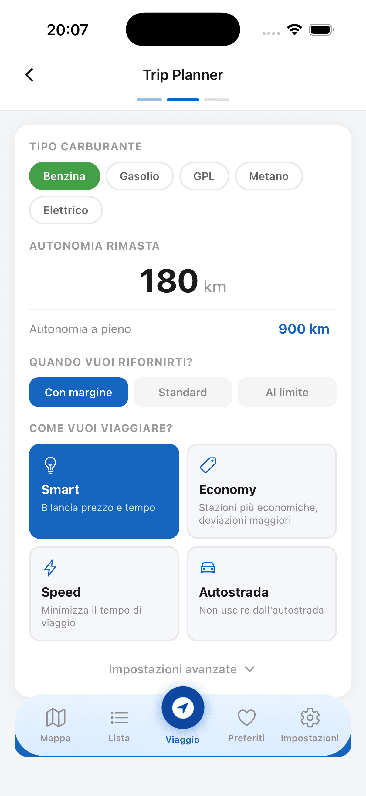 Autonomia e profilo